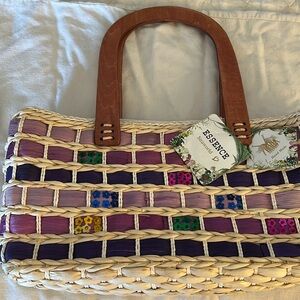 Essence Straworld handmade bag